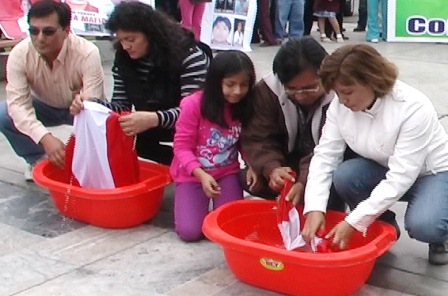 lavado de la bandera colectivo 3